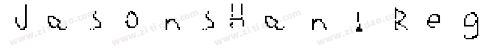 JasonsHand Regular字体转换